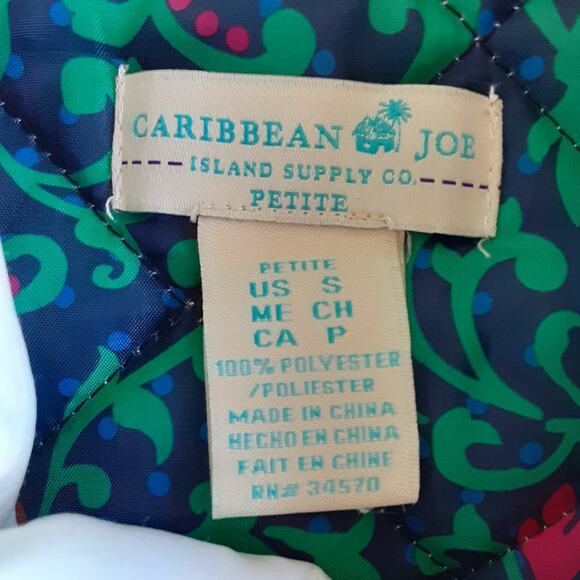 Caribbean Joe Winter White Puffer Vest Quilted Reversible Utility Women S Petite - Picture 7 of 12